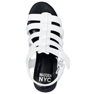 Madden NYC Women's Chunky Fisherman Sandals Sz:7 white